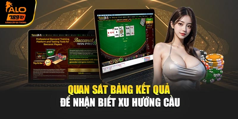 Quan sát bảng kết quả để nhận biết xu hướng cầu
