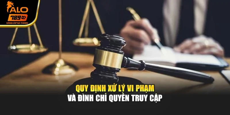 Quy định xử lý vi phạm và đình chỉ quyền truy cập
