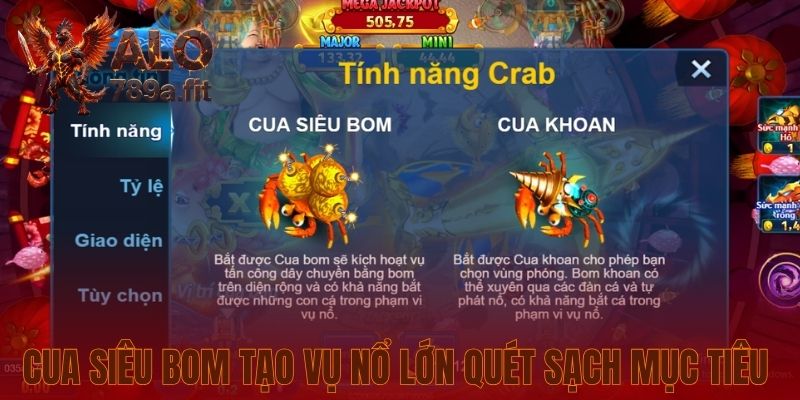 Cua Siêu Bom tạo vụ nổ lớn quét sạch mục tiêu